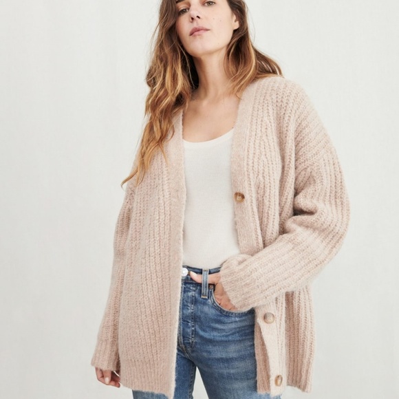 cashmere cocoon cardigan